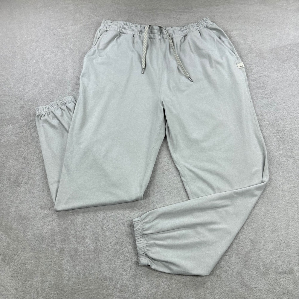 Vuori Boyfriend Sweatpant Womens Medium Light Gray Performance DreamKnit Gym